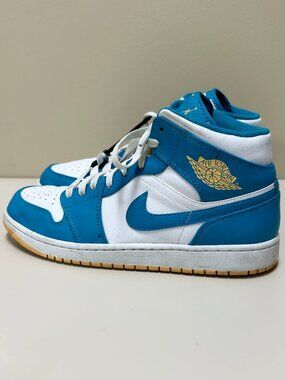 Air Jordan 1 Mid Aquatone Mens Size 10 - DQ8426-400